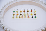 B277 Pretty  5.5mm Flowers Shank Buttons Micro Mini  Tiny Buttons Doll Buttons Doll Sewing Craft Supplies