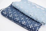 F064 Sequins Denim 53×45cm Fabric Doll Sewing Craft Doll Clothes Making Sewing Supply