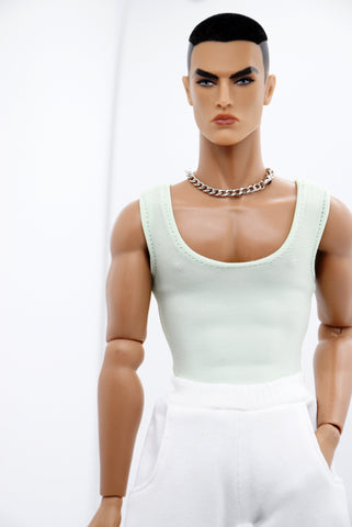 C074  Handmade Doll One Piece Swimsuit For 12" Fashion Male Doll Figure Like FR Homme Fashion Royalty Nu Face