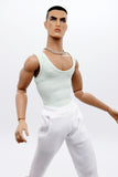 C074  Handmade Doll One Piece Swimsuit For 12" Fashion Male Doll Figure Like FR Homme Fashion Royalty Nu Face