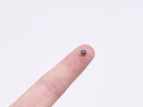 B175 5mm Snowflake Shank Buttons Micro Mini Buttons Tiny Buttons Doll Buttons Doll Sewing Craft Supplies