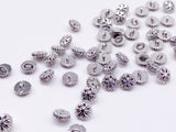 B175 5mm Snowflake Shank Buttons Micro Mini Buttons Tiny Buttons Doll Buttons Doll Sewing Craft Supplies