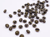 B175 5mm Snowflake Shank Buttons Micro Mini Buttons Tiny Buttons Doll Buttons Doll Sewing Craft Supplies