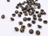 B175 5mm Snowflake Shank Buttons Micro Mini Buttons Tiny Buttons Doll Buttons Doll Sewing Craft Supplies