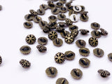 B175 5mm Snowflake Shank Buttons Micro Mini Buttons Tiny Buttons Doll Buttons Doll Sewing Craft Supplies