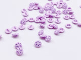 B175 5mm Snowflake Shank Buttons Micro Mini Buttons Tiny Buttons Doll Buttons Doll Sewing Craft Supplies