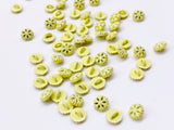 B175 5mm Snowflake Shank Buttons Micro Mini Buttons Tiny Buttons Doll Buttons Doll Sewing Craft Supplies