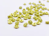 B175 5mm Snowflake Shank Buttons Micro Mini Buttons Tiny Buttons Doll Buttons Doll Sewing Craft Supplies