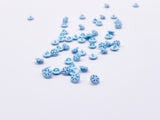 B175 5mm Snowflake Shank Buttons Micro Mini Buttons Tiny Buttons Doll Buttons Doll Sewing Craft Supplies