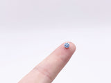 B175 5mm Snowflake Shank Buttons Micro Mini Buttons Tiny Buttons Doll Buttons Doll Sewing Craft Supplies