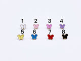 B182 Butterfly Buttons 6mm Butterfly Shank Buttons Micro Mini Buttons Tiny Buttons Doll Buttons Doll Sewing Craft Supplies