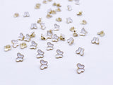 B182 Butterfly Buttons 6mm Butterfly Shank Buttons Micro Mini Buttons Tiny Buttons Doll Buttons Doll Sewing Craft Supplies