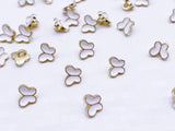 B182 Butterfly Buttons 6mm Butterfly Shank Buttons Micro Mini Buttons Tiny Buttons Doll Buttons Doll Sewing Craft Supplies