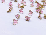 B182 Butterfly Buttons 6mm Butterfly Shank Buttons Micro Mini Buttons Tiny Buttons Doll Buttons Doll Sewing Craft Supplies