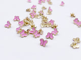 B182 Butterfly Buttons 6mm Butterfly Shank Buttons Micro Mini Buttons Tiny Buttons Doll Buttons Doll Sewing Craft Supplies