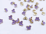 B182 Butterfly Buttons 6mm Butterfly Shank Buttons Micro Mini Buttons Tiny Buttons Doll Buttons Doll Sewing Craft Supplies