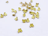 B182 Butterfly Buttons 6mm Butterfly Shank Buttons Micro Mini Buttons Tiny Buttons Doll Buttons Doll Sewing Craft Supplies