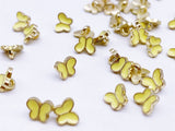 B182 Butterfly Buttons 6mm Butterfly Shank Buttons Micro Mini Buttons Tiny Buttons Doll Buttons Doll Sewing Craft Supplies