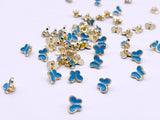 B182 Butterfly Buttons 6mm Butterfly Shank Buttons Micro Mini Buttons Tiny Buttons Doll Buttons Doll Sewing Craft Supplies