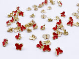 B182 Butterfly Buttons 6mm Butterfly Shank Buttons Micro Mini Buttons Tiny Buttons Doll Buttons Doll Sewing Craft Supplies