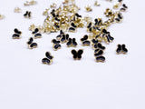 B182 Butterfly Buttons 6mm Butterfly Shank Buttons Micro Mini Buttons Tiny Buttons Doll Buttons Doll Sewing Craft Supplies