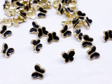B182 Butterfly Buttons 6mm Butterfly Shank Buttons Micro Mini Buttons Tiny Buttons Doll Buttons Doll Sewing Craft Supplies