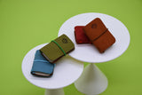 D051 Tiny 4.7×3.2CM Leather Cover Notebook Dollhouse Miniature Display For 1/6 Scale Dolls