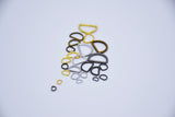 B011 D Shape 10mm/8mm/6mm/5mm/4mm/3mm/2.8mm Mini Buckles D Ring Sewing Craft Doll Clothes Making Sewing Supply