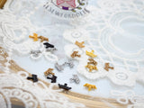 B027 Light Gold / Gold / Silver / Dark Gun Color Crown Charm 12x9mm Doll Clothes Sewing Craft Supply For 12" Fashion Dolls Blythe BJD