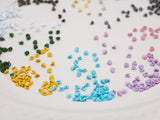 B030 Metallic & Colored Heart Shank Buttons 3.6mm Doll Clothes Sewing Craft Supply For 12" Fashion Dolls Blythe BJD