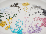 B030 Metallic & Colored Heart Shank Buttons 3.6mm Doll Clothes Sewing Craft Supply For 12" Fashion Dolls Blythe BJD