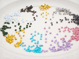 B030 Metallic & Colored Heart Shank Buttons 3.6mm Doll Clothes Sewing Craft Supply For 12" Fashion Dolls Blythe BJD