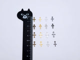 B054 Cross Charm 4 Styles 6x10mm / 5x10mm / 7x11mm / 6x10.5mm Doll Clothes Sewing Craft Supply For 12" Fashion Dolls Blythe BJD