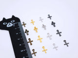 B054 Cross Charm 4 Styles 6x10mm / 5x10mm / 7x11mm / 6x10.5mm Doll Clothes Sewing Craft Supply For 12" Fashion Dolls Blythe BJD