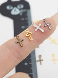 B054 Cross Charm 4 Styles 6x10mm / 5x10mm / 7x11mm / 6x10.5mm Doll Clothes Sewing Craft Supply For 12" Fashion Dolls Blythe BJD
