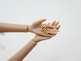 B054 Cross Charm 4 Styles 6x10mm / 5x10mm / 7x11mm / 6x10.5mm Doll Clothes Sewing Craft Supply For 12" Fashion Dolls Blythe BJD