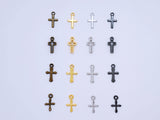 B054 Cross Charm 4 Styles 6x10mm / 5x10mm / 7x11mm / 6x10.5mm Doll Clothes Sewing Craft Supply For 12" Fashion Dolls Blythe BJD