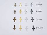 B054 Cross Charm 4 Styles 6x10mm / 5x10mm / 7x11mm / 6x10.5mm Doll Clothes Sewing Craft Supply For 12" Fashion Dolls Blythe BJD