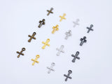 B054 Cross Charm 4 Styles 6x10mm / 5x10mm / 7x11mm / 6x10.5mm Doll Clothes Sewing Craft Supply For 12" Fashion Dolls Blythe BJD