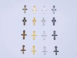 B054 Cross Charm 4 Styles 6x10mm / 5x10mm / 7x11mm / 6x10.5mm Doll Clothes Sewing Craft Supply For 12" Fashion Dolls Blythe BJD