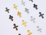 B054 Cross Charm 4 Styles 6x10mm / 5x10mm / 7x11mm / 6x10.5mm Doll Clothes Sewing Craft Supply For 12" Fashion Dolls Blythe BJD