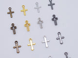 B054 Cross Charm 4 Styles 6x10mm / 5x10mm / 7x11mm / 6x10.5mm Doll Clothes Sewing Craft Supply For 12" Fashion Dolls Blythe BJD