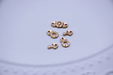 B193 Decorative Flower Pattern 7×15mm  Hook Buckle  Mini Buckles Sewing Craft Doll Clothes Making Sewing Supply