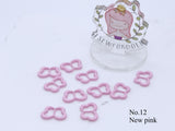 B202 Multi Colors 8×11 mm Butterfly Tiny Mini Buckles Doll Sewing Doll Craft Supply Doll Clothes Making