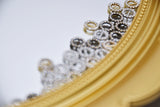 B226 Silver/Gold/Bronze Based Round 9mm Buckle With Crystal Mini Buckles Sewing Craft Doll Clothes Making Sewing Supply