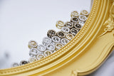 B226 Silver/Gold/Bronze Based Round 9mm Buckle With Crystal Mini Buckles Sewing Craft Doll Clothes Making Sewing Supply
