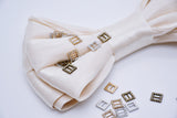 B227 Silver/Gold/Bronze Based Square 9mm Buckle With Crystal Mini Buckles Sewing Craft Doll Clothes Making Sewing Supply