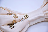 B227 Silver/Gold/Bronze Based Square 9mm Buckle With Crystal Mini Buckles Sewing Craft Doll Clothes Making Sewing Supply