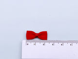 B257 Tiny 1×2.2cm Satin Ribbon Bow Tie Decor Sewing Craft Doll Clothes Making Sewing Supply Accessories