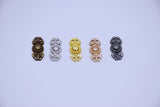 B258 Bronze/Gold/Silver/Dark Gun 20mm Decorative Hook Buckle  Mini Buckles Sewing Craft Doll Clothes Making Sewing Supply